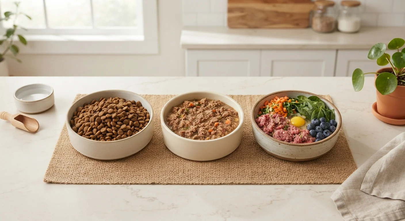 Dry Food, Wet Food, and Raw: What Each Option Costs Your Pet Over a Year