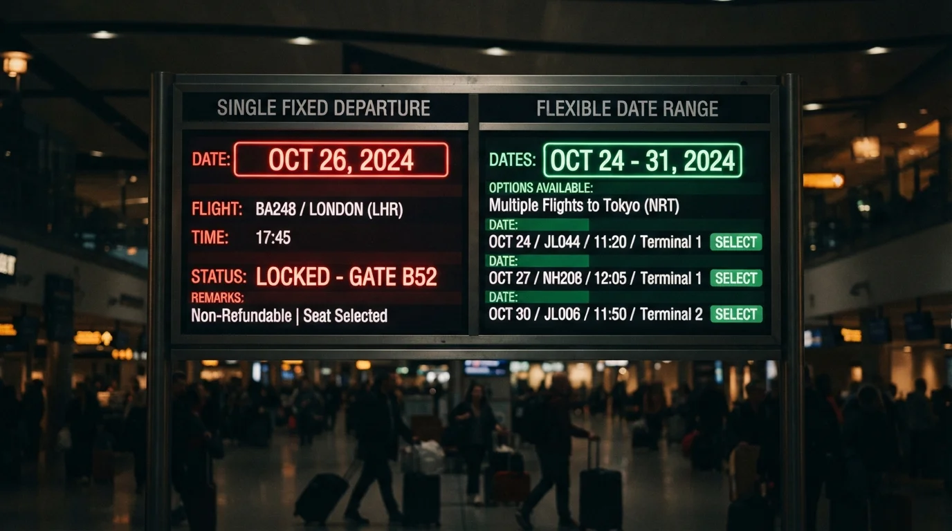 Flexible Dates vs. Fixed Dates: How Departure Timing Affects What You Pay