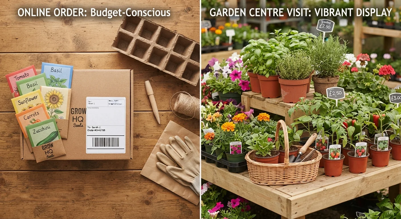 Garden Centres vs. Online Seed Suppliers: Where Your Money Goes Further