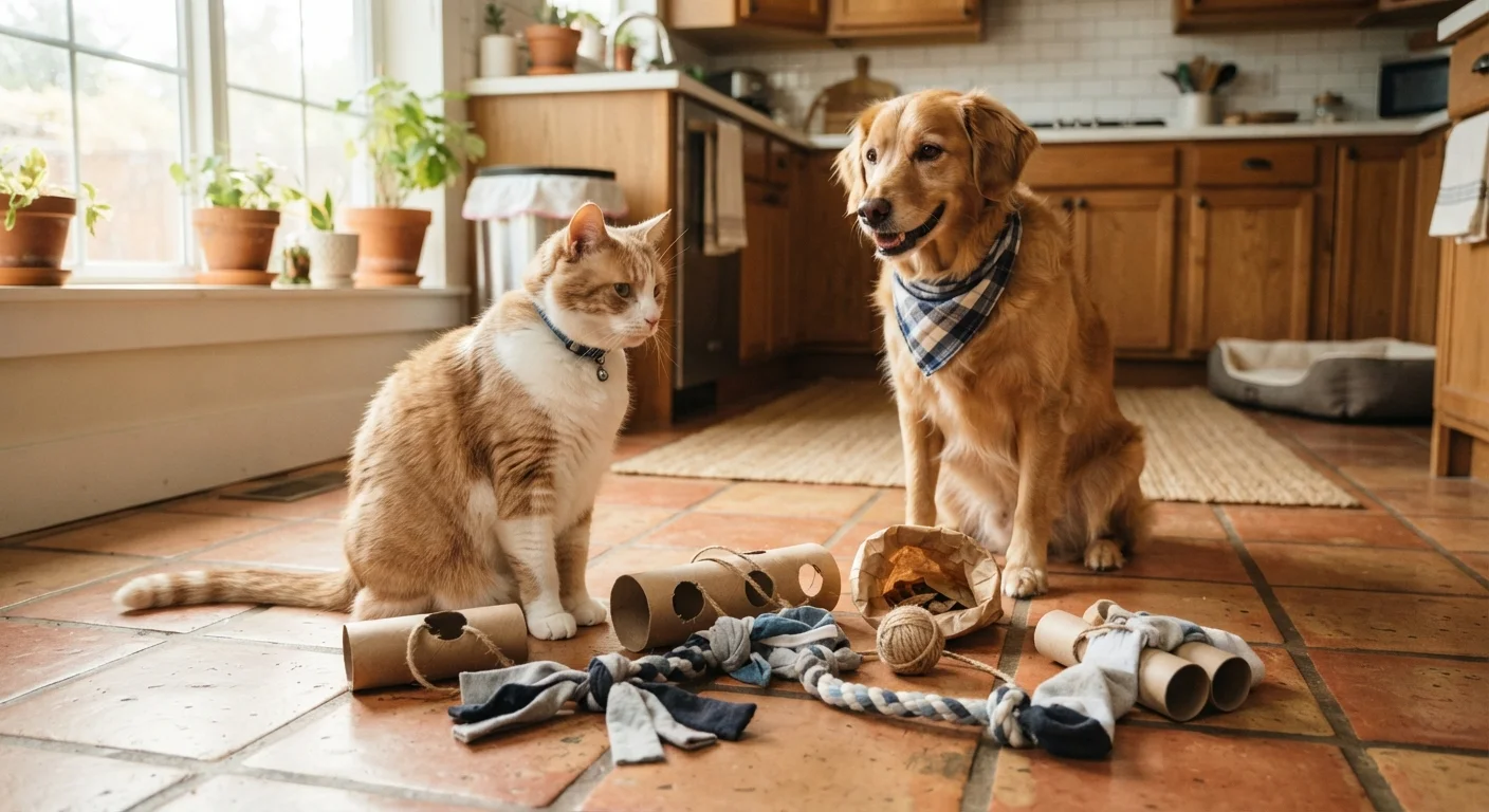 Homemade Pet Enrichment Toys: What's Safe and What Isn't