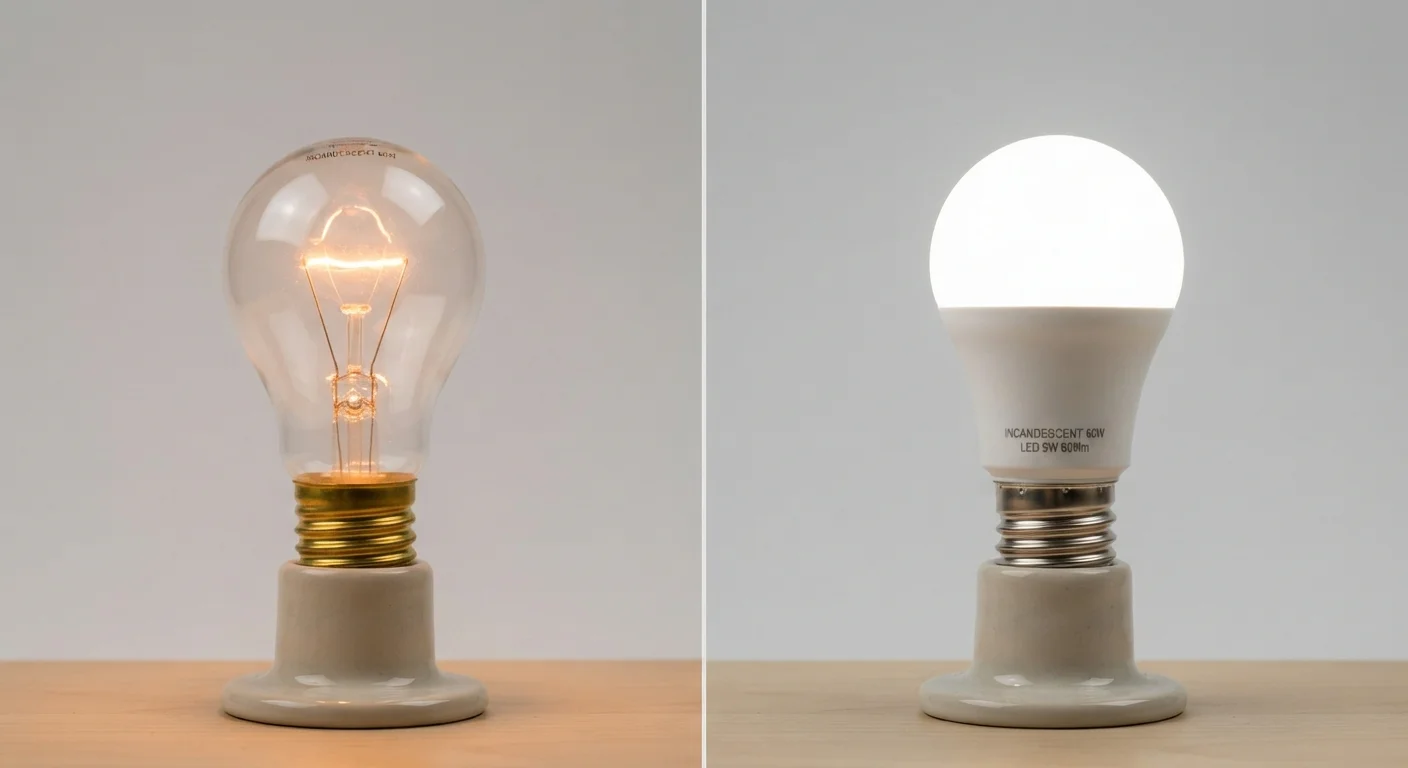 LED vs. Incandescent Lighting: The Long-Term Energy Picture