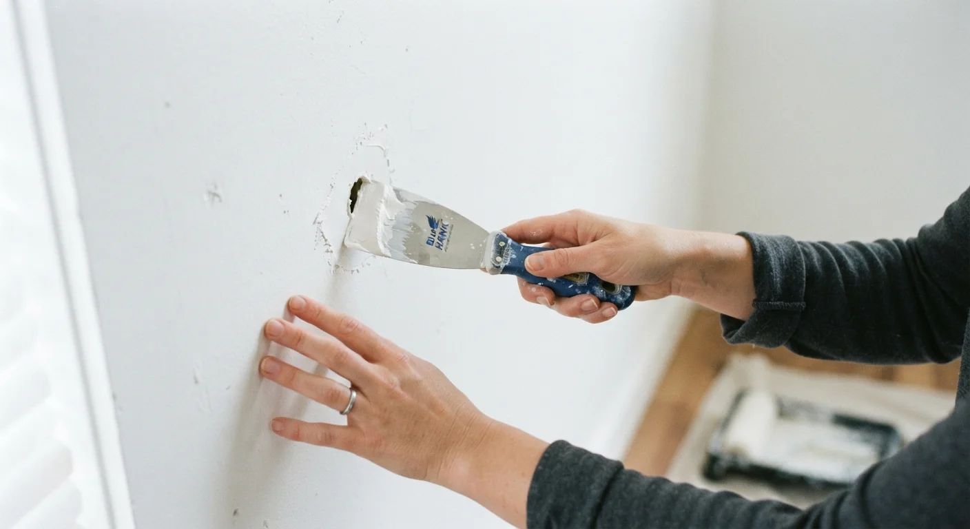 Patching a Drywall Hole Without Calling a Pro