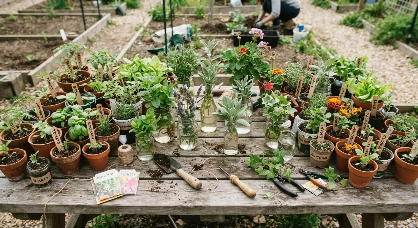 Plant Swaps, Cuttings, and Freecycle: Building a Garden Without Buying Plants