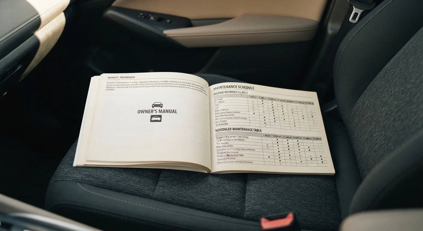 Reading Your Owner's Manual: The Maintenance Schedule Section Most People Ignore