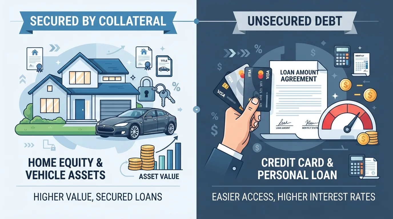 Secured vs. Unsecured Debt: How Each Type Affects Your Financial Risk